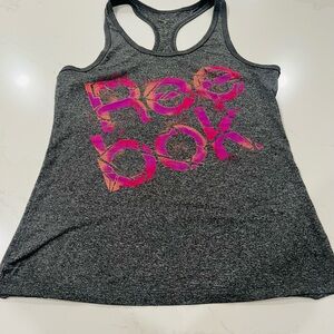 Reebok Charcoal Heather Racerback Tank Top